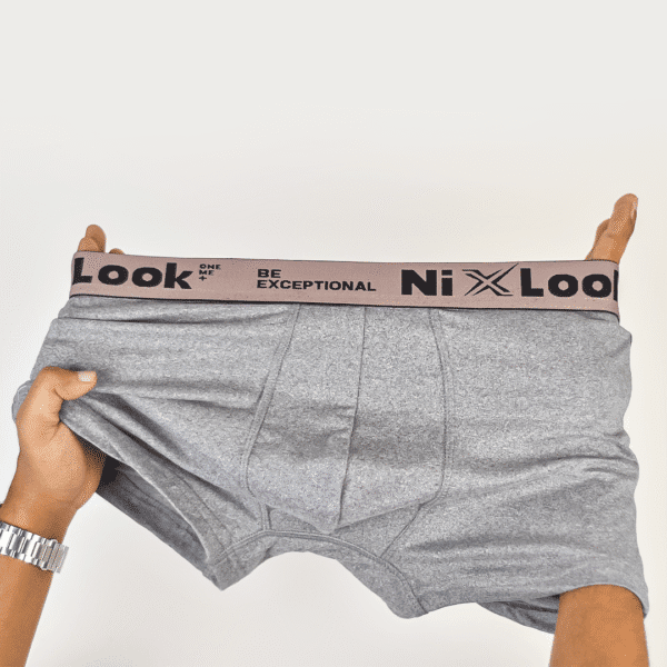 NixLook Mens Premium Boxer Brief Combo (Navy & Ash 2pc) - Image 4