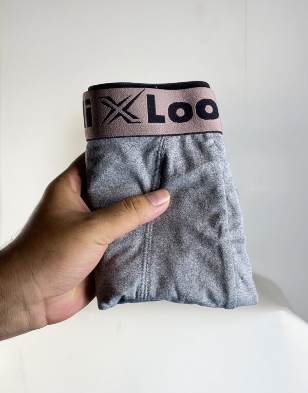 NixLook Mens Ultra Soft Boxer Brief Combo (Ash-Navy-Black 3pc) - Image 5