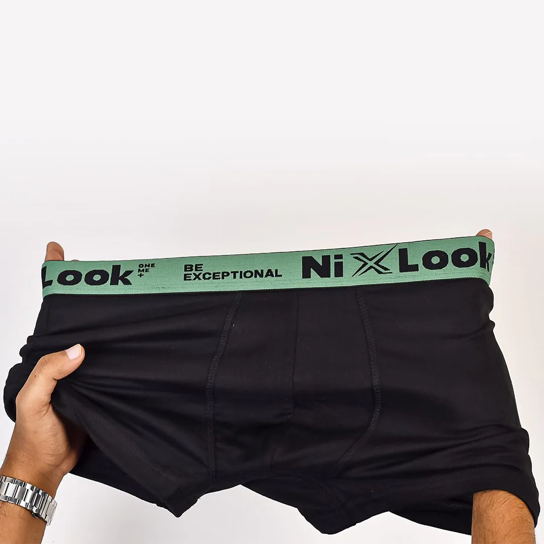 NixLook Mens Ultra Soft Boxer Brief Combo (Ash-Navy-Black 3pc) - Image 3