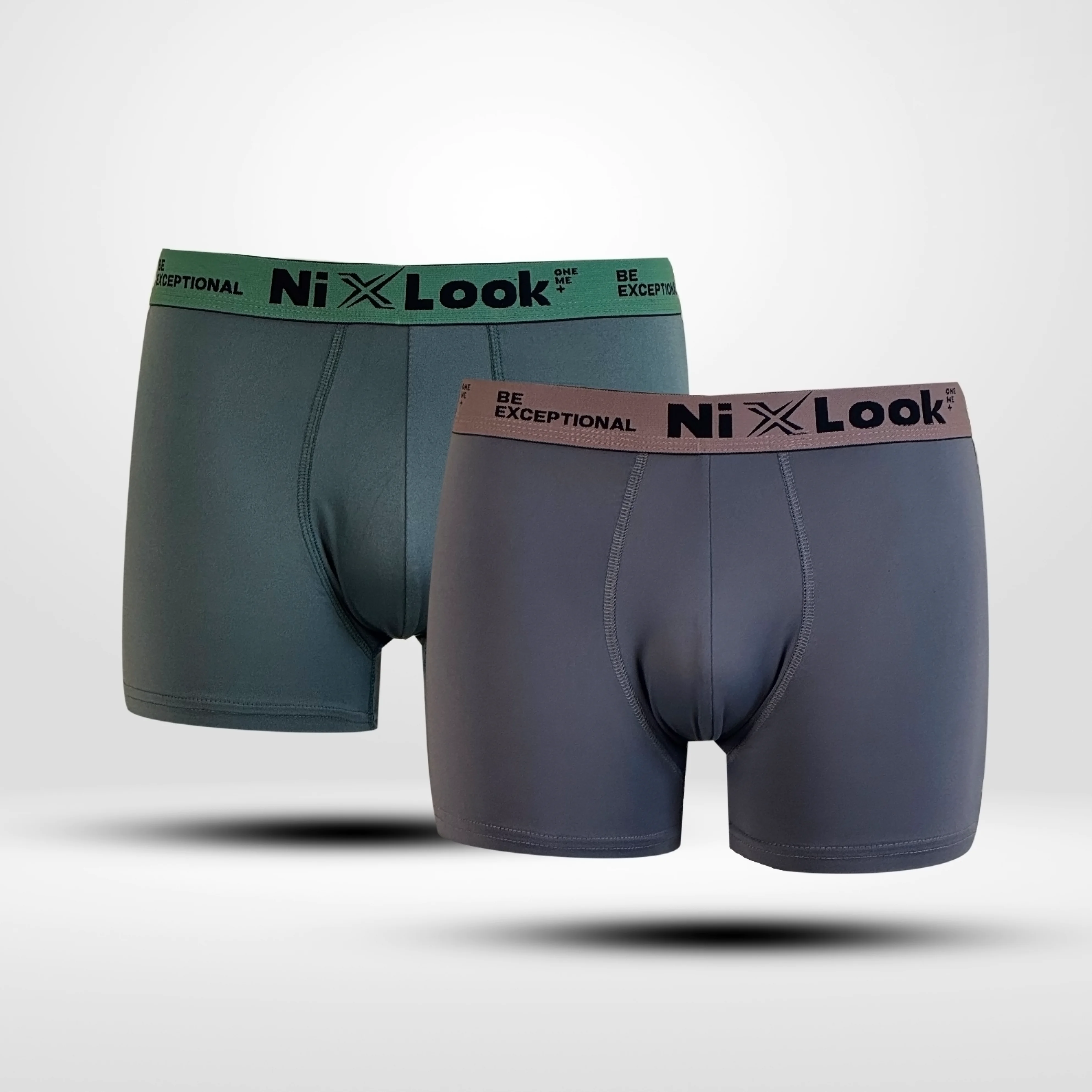 Everyday comfort. Perfect fit — For Daily Wear (Combo Graphite Green - Bluish Grey 2 pcs)